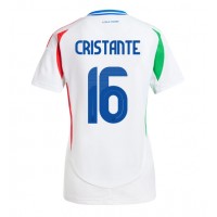 Maglia Calcio Italia Bryan Cristante #16 Seconda Divisa Donna Europei 2024 Manica Corta